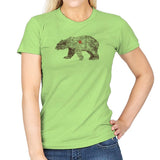 Bearlin - Back to Nature - Womens T-Shirts RIPT Apparel Small / Mint Green