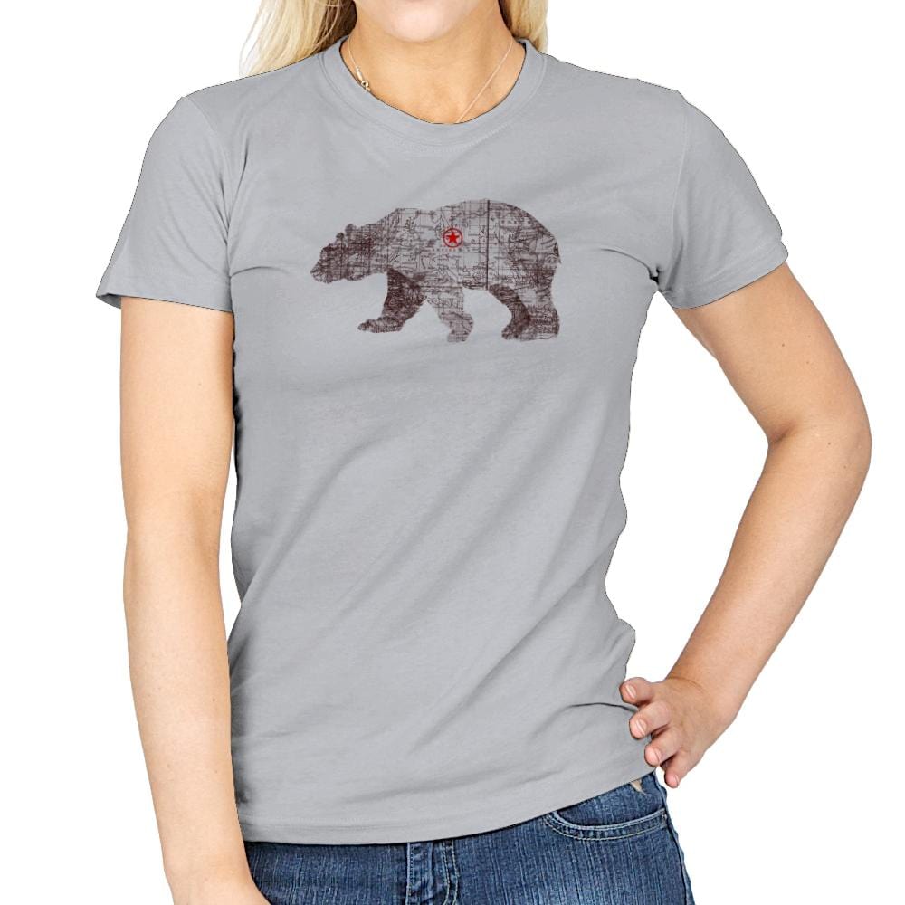 Bearlin - Back to Nature - Womens T-Shirts RIPT Apparel Small / Sport Grey