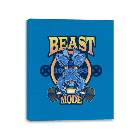 Beast Mode - Canvas Wraps Canvas Wraps RIPT Apparel 11x14 / Turquoise