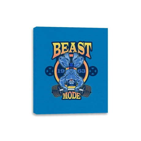 Beast Mode - Canvas Wraps Canvas Wraps RIPT Apparel 8x10 / Turquoise