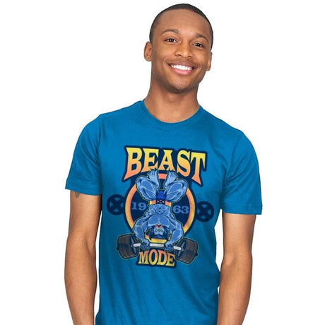 Beast Mode - Mens T-Shirts RIPT Apparel Small / Turquoise