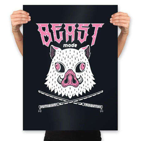 Beast Mode - Prints Posters RIPT Apparel 18x24 / Black