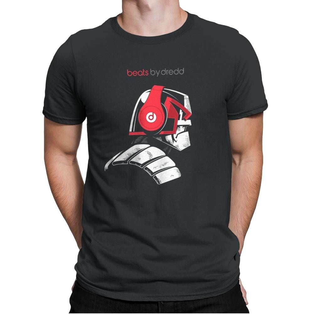 Beats By Dredd - Mens Premium T-Shirts RIPT Apparel Small / Heavy Metal