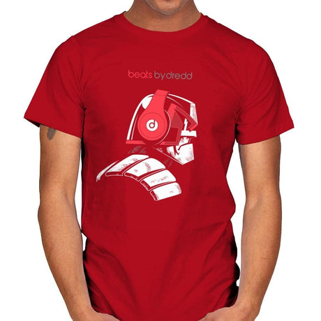 Beats By Dredd - Mens T-Shirts RIPT Apparel Small / Red