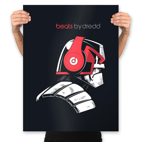 Beats By Dredd - Prints Posters RIPT Apparel 18x24 / Black