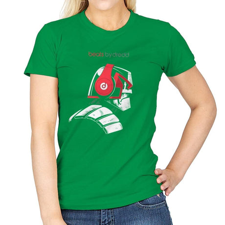 Beats By Dredd - Womens T-Shirts RIPT Apparel Small / Irish Green
