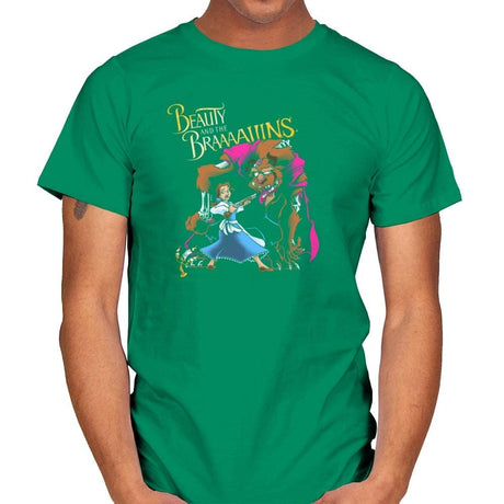 Beauty and the Brains Exclusive - Mens T-Shirts RIPT Apparel Small / Kelly Green