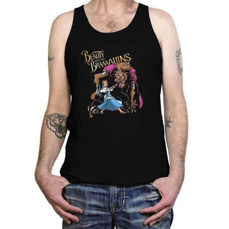 Beauty and the Brains Exclusive - Tanktop Tanktop RIPT Apparel X-Small / Black