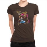 Beauty and the Brains Exclusive - Womens Premium T-Shirts RIPT Apparel Small / Dark Chocolate