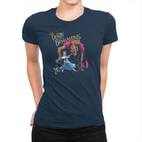 Beauty and the Brains Exclusive - Womens Premium T-Shirts RIPT Apparel Small / Midnight Navy