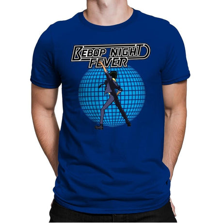 Bebop Night Fever - Mens Premium T-Shirts RIPT Apparel Small / Royal