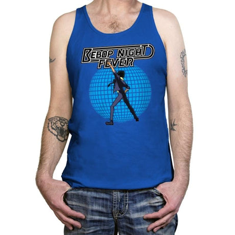 Bebop Night Fever - Tanktop Tanktop RIPT Apparel X-Small / True Royal