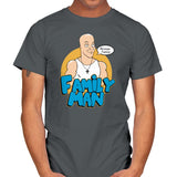 Because Family - Mens T-Shirts RIPT Apparel Small / Charcoal