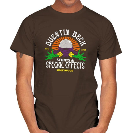 Beck Stunts & Special Effects - Mens T-Shirts RIPT Apparel Small / Dark Chocolate