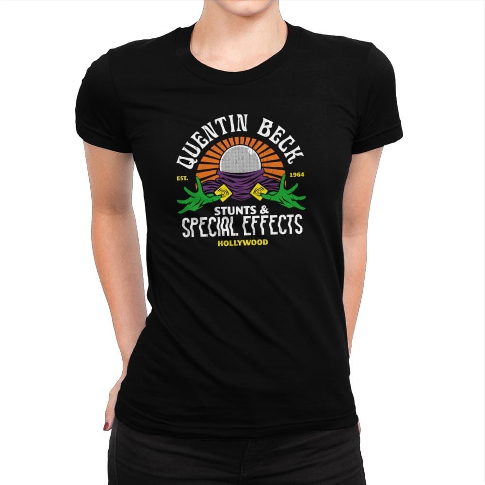 Beck Stunts & Special Effects - Womens Premium T-Shirts RIPT Apparel Small / Indigo