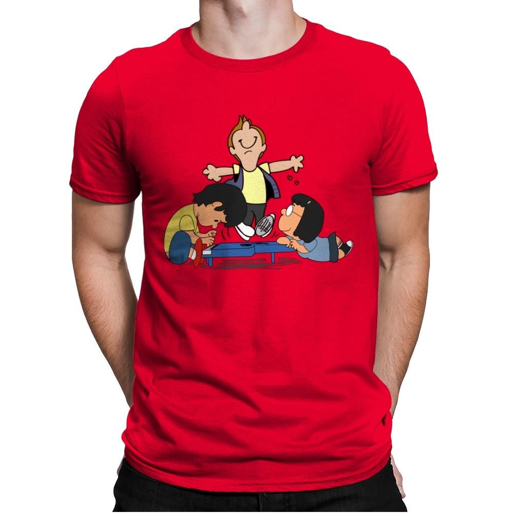 Beefnuts - Mens Premium T-Shirts RIPT Apparel Small / Red
