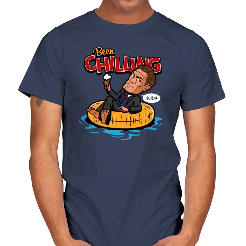Been Chilling - Mens T-Shirts RIPT Apparel Small / Navy
