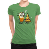 Beer and Pizza - Womens Premium T-Shirts RIPT Apparel Small / Kelly