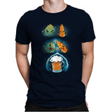 Beer Fusion Ultra Violet - Mens Premium T-Shirts RIPT Apparel Small / Midnight Navy