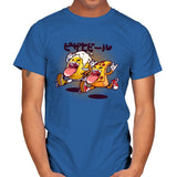 Beer & Pizza Combo - Mens T-Shirts RIPT Apparel Small / Royal