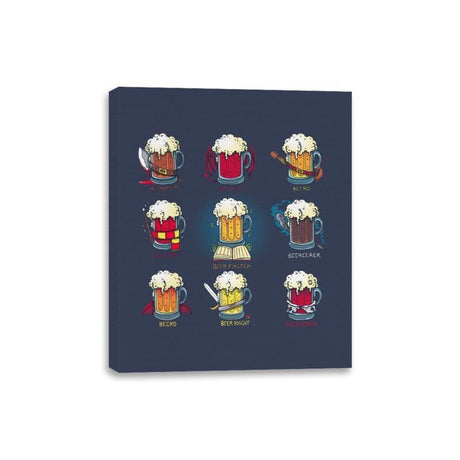 Beer Role Play - Canvas Wraps Canvas Wraps RIPT Apparel 8x10 / Navy