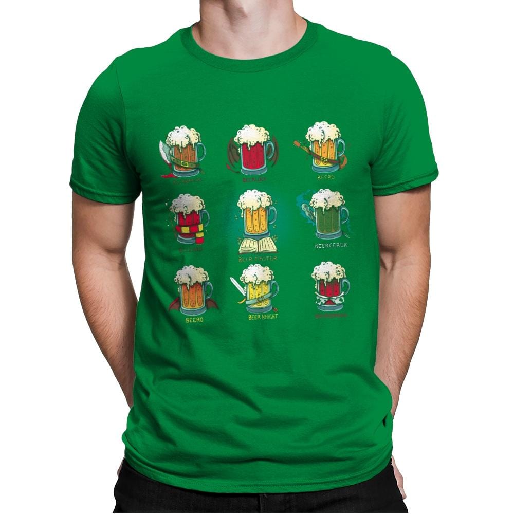 Beer Role Play - Mens Premium T-Shirts RIPT Apparel Small / Kelly