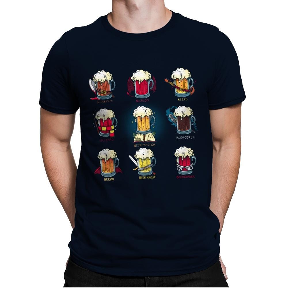 Beer Role Play - Mens Premium T-Shirts RIPT Apparel Small / Midnight Navy