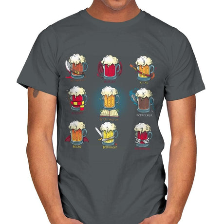 Beer Role Play - Mens T-Shirts RIPT Apparel Small / Charcoal