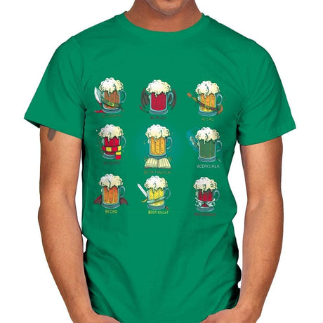 Beer Role Play - Mens T-Shirts RIPT Apparel Small / Kelly
