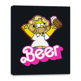 Beerbie - Canvas Wraps Canvas Wraps RIPT Apparel 16x20 / Black