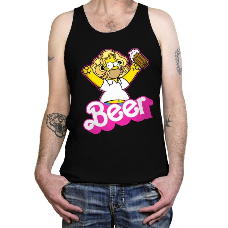 Beerbie - Tanktop Tanktop RIPT Apparel X-Small / Black