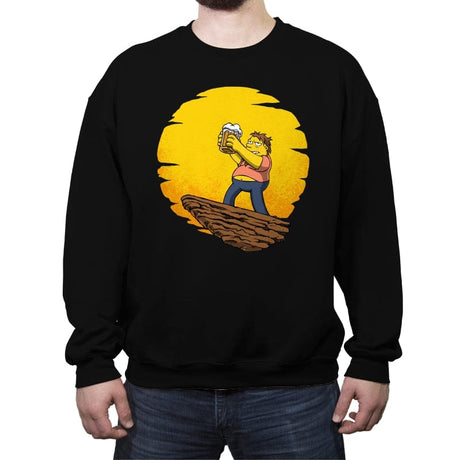 Beerney - Crew Neck Sweatshirt Crew Neck Sweatshirt RIPT Apparel Small / Black