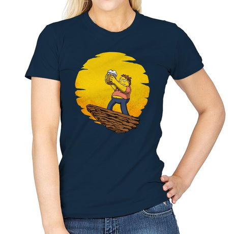 Beerney - Womens T-Shirts RIPT Apparel Small / Navy