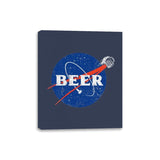 Beers in Space - Canvas Wraps Canvas Wraps RIPT Apparel 8x10 / Navy