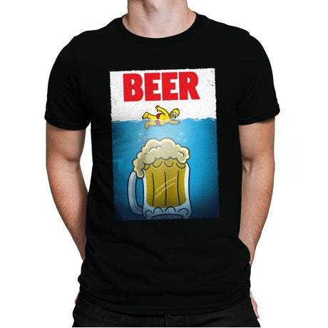 Beerws - Mens Premium T-Shirts RIPT Apparel Small / Black