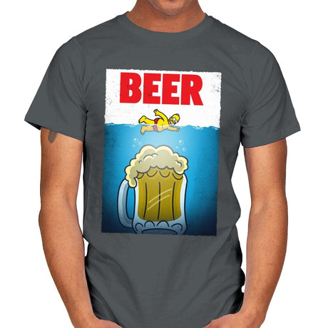 Beerws - Mens T-Shirts RIPT Apparel Small / Charcoal