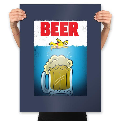 Beerws - Prints Posters RIPT Apparel 18x24 / Navy