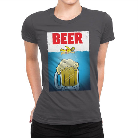 Beerws - Womens Premium T-Shirts RIPT Apparel Small / Heavy Metal
