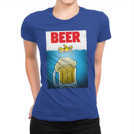 Beerws - Womens Premium T-Shirts RIPT Apparel Small / Royal