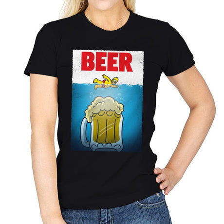 Beerws - Womens T-Shirts RIPT Apparel Small / Black
