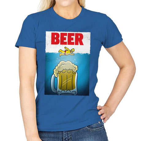 Beerws - Womens T-Shirts RIPT Apparel Small / Royal