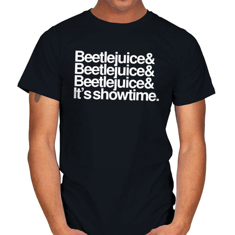 Beetlejuice Helvetica - Mens T-Shirts RIPT Apparel Small / Black