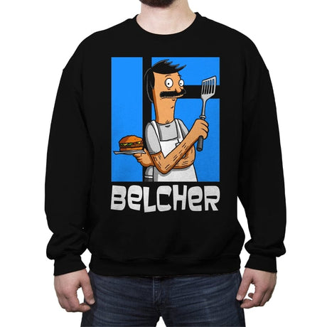 Belcher - Crew Neck Sweatshirt Crew Neck Sweatshirt RIPT Apparel Small / Black