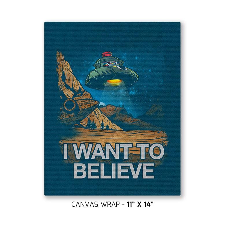 Believe In the Cosmos Exclusive - Canvas Wraps Canvas Wraps RIPT Apparel 11x14 inch