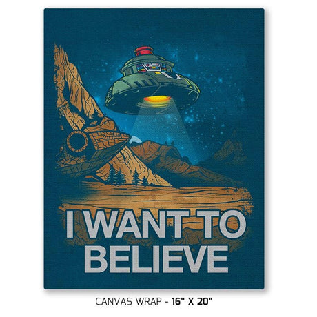 Believe In the Cosmos Exclusive - Canvas Wraps Canvas Wraps RIPT Apparel 16x20 inch
