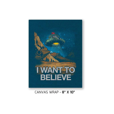 Believe In the Cosmos Exclusive - Canvas Wraps Canvas Wraps RIPT Apparel 8x10 inch