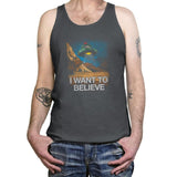 Believe In the Cosmos Exclusive - Tanktop Tanktop RIPT Apparel X-Small / Asphalt