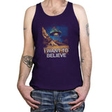 Believe In the Cosmos Exclusive - Tanktop Tanktop RIPT Apparel X-Small / Team Purple