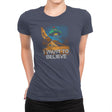 Believe In the Cosmos Exclusive - Womens Premium T-Shirts RIPT Apparel Small / Indigo