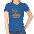 Believe In the Cosmos Exclusive - Womens T-Shirts RIPT Apparel Small / Royal